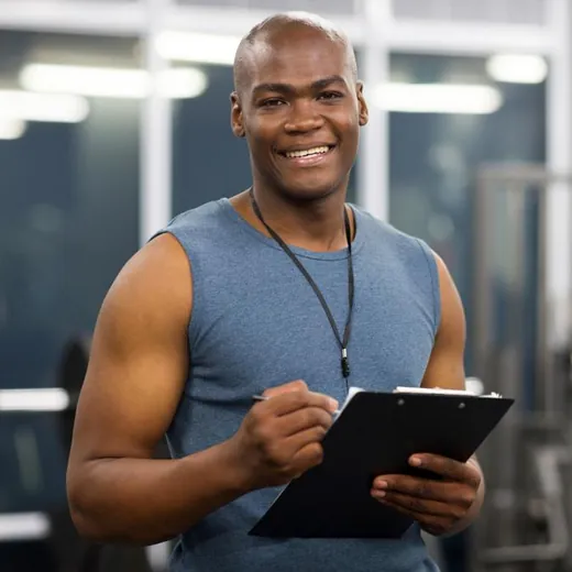 Body Justice Fitness trainer ready to guide a personal training session